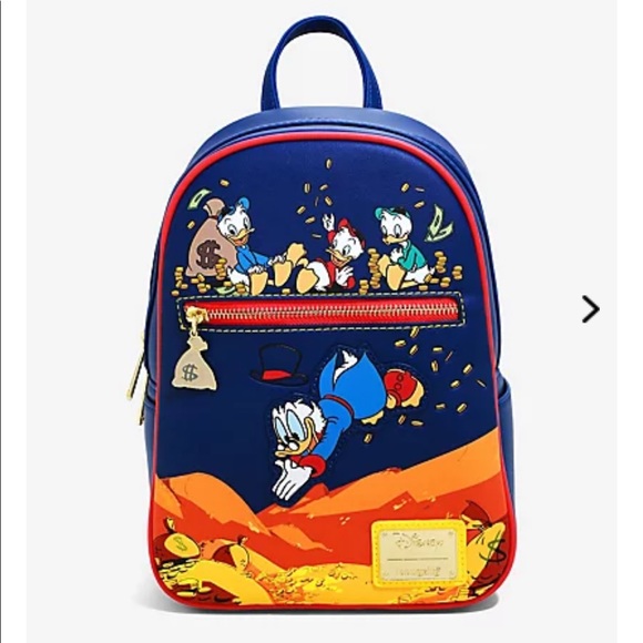 Loungefly Handbags - Loungefly Disney DuckTales Gold Coin Mini Backpack